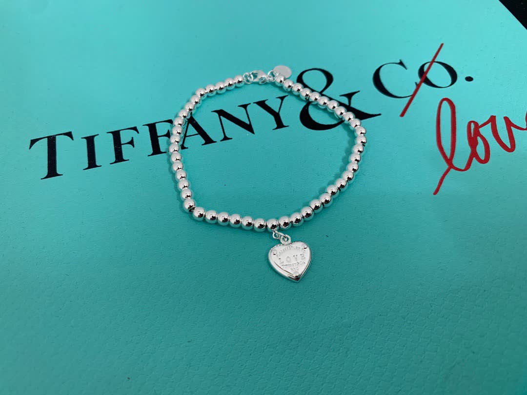 Tiffany & Co. Love Heart Charm Bracelet